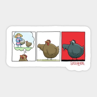 Janet the Chicken's Judgment Sticker